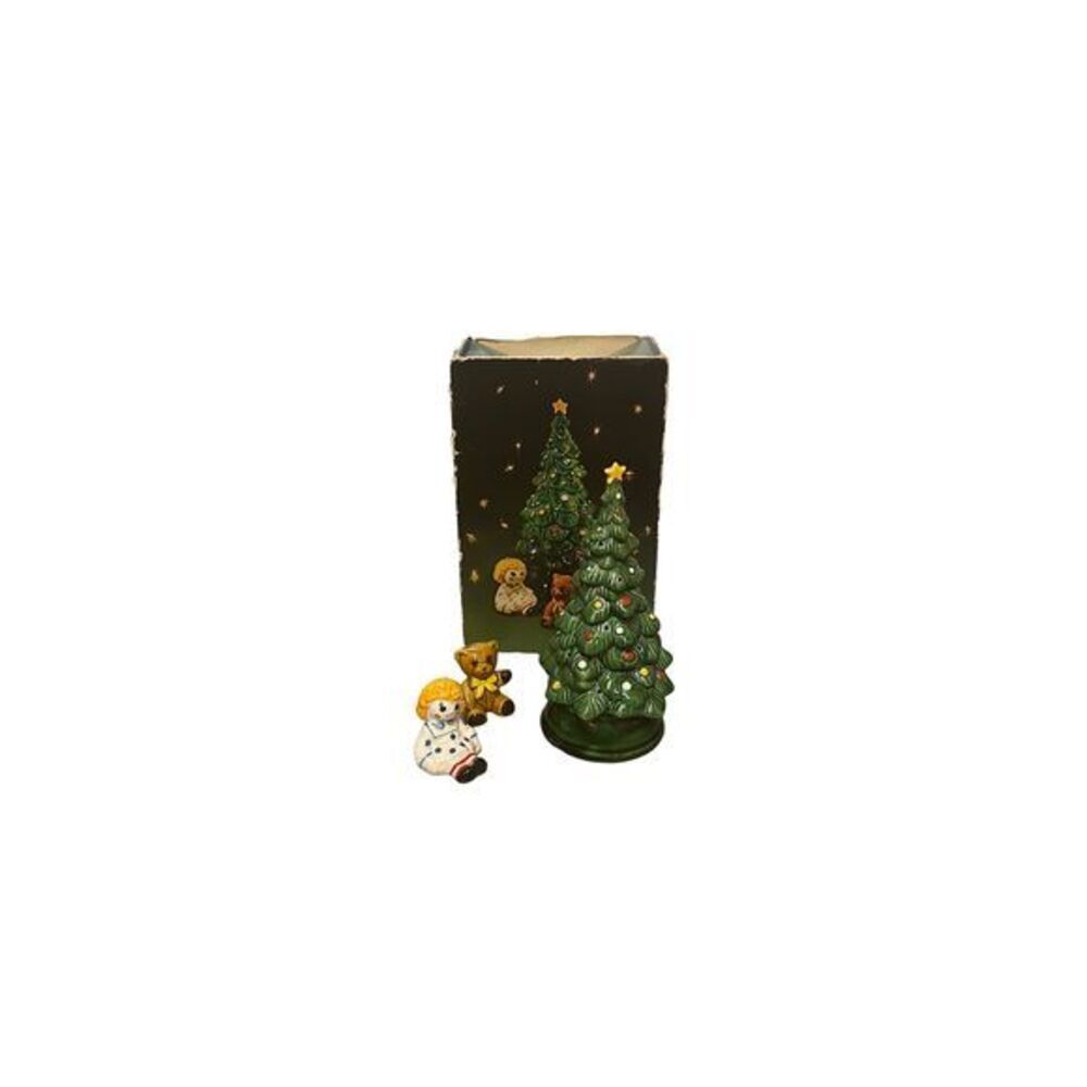 Vintage Weiss Ceramic Tree Appetizer Set IOB